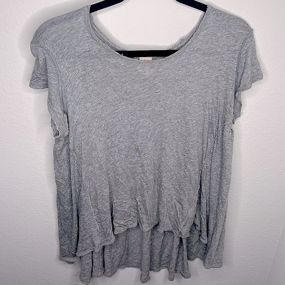 Free People Grey xs tee